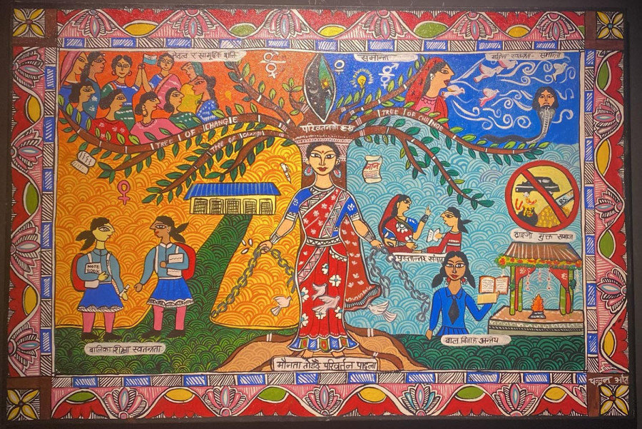 Challenging norms through Mithila art