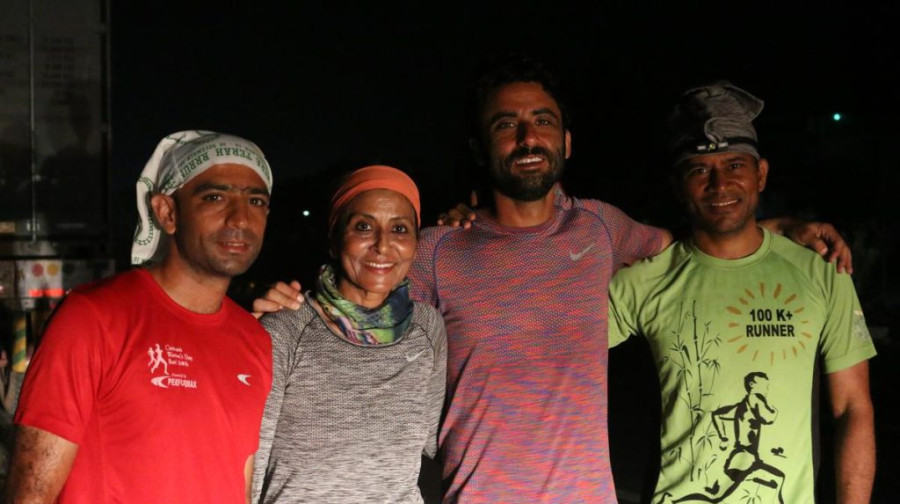  In ‘One foot in front of the other’, four runners build their utopia on the road