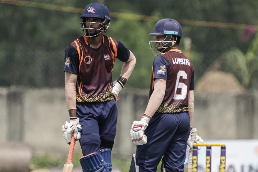 Dev Khanal shines as Lumbini beat Koshi by 148 runs