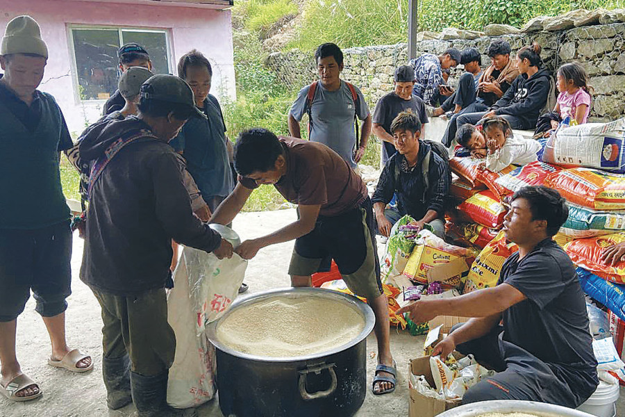 A month after the flood, survivors have nowhere to go, no way to earn