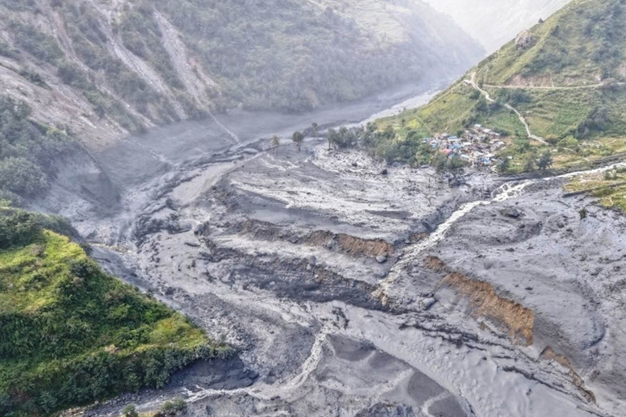 Flood cuts off two villages along Budhigandaki in Gorkha