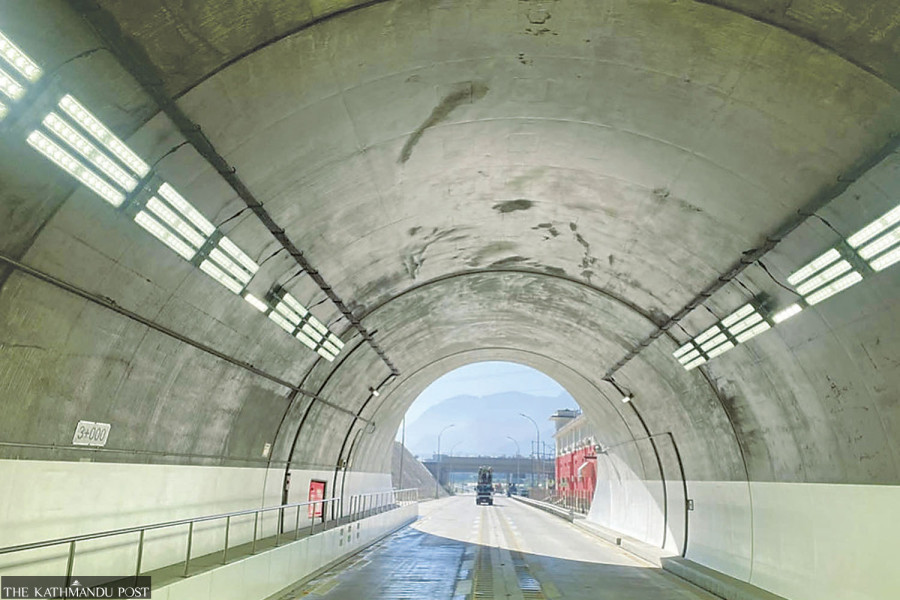 Nagdhunga–Sisnekhola tunnel road near completion, opening hinges on operation deal