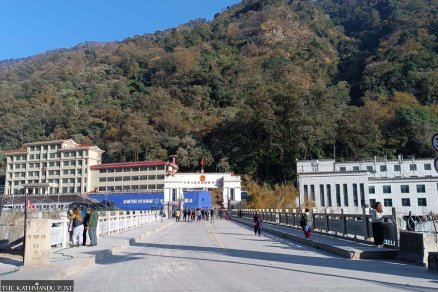 China closes Tatopani border point citing landslides risk