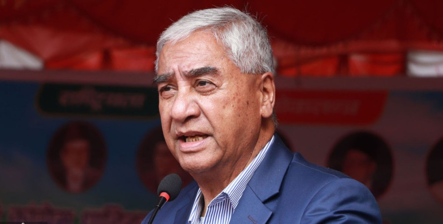 Deuba claims video of cash at his residence is AI-generated