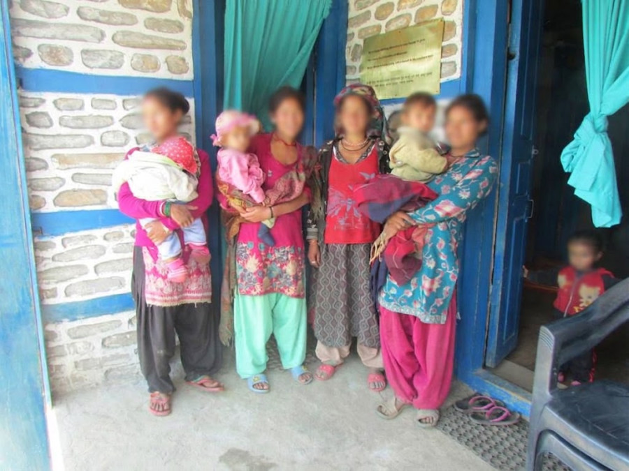 Married at 14, a young mother in Nepal now has nowhere to go