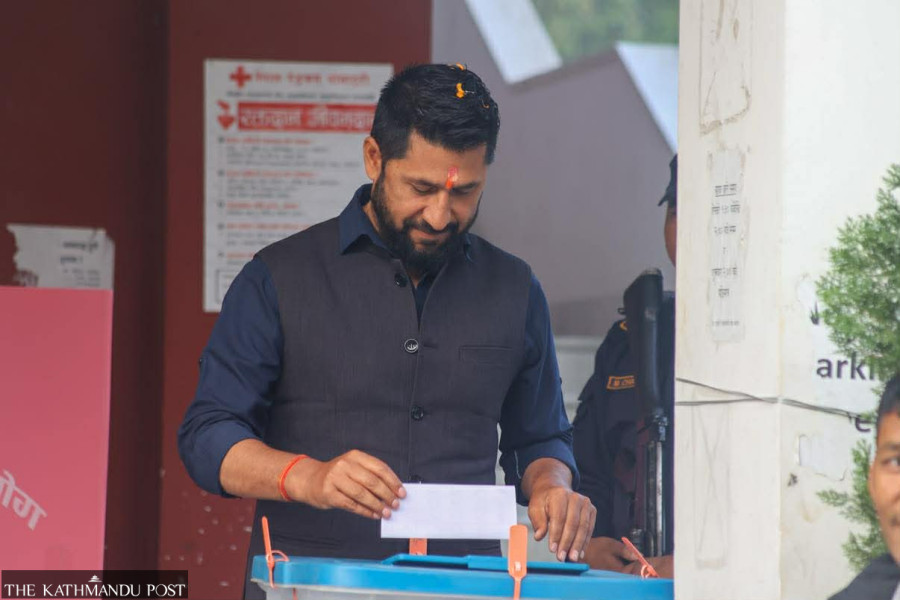 Lamichhane doubles lead in Chitwan-2 as counting progresses