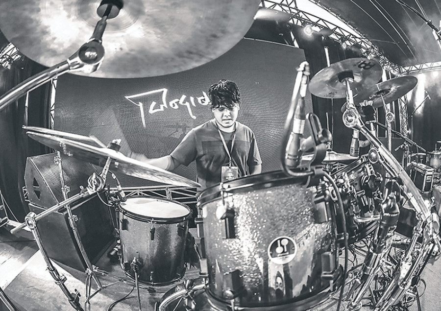 Metronome man for the Mad Jazz Quartet