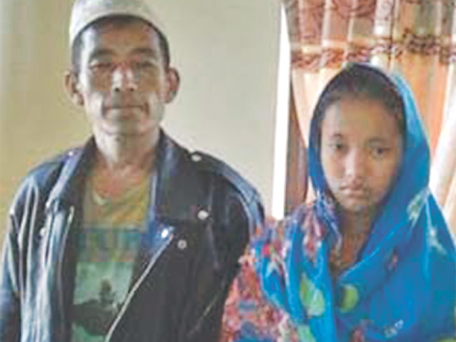 Conflict-hit girl meets father after 14 years
