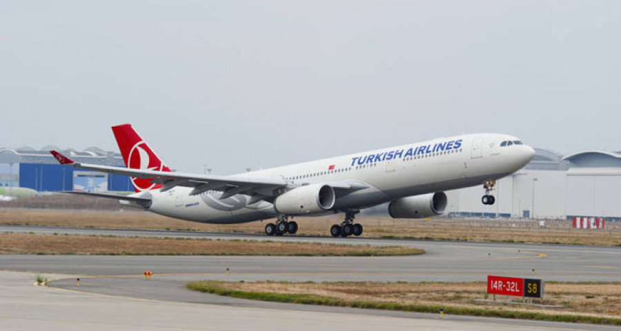 Turkish jet hit by bird at Tribhuvan International Airport
