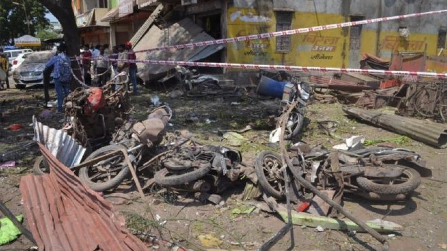 India restaurant blast: Police search for shopkeeper