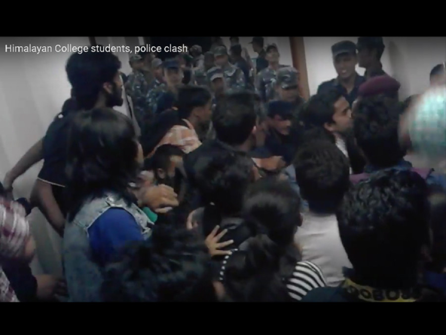 Himalaya College tense after police clash with students