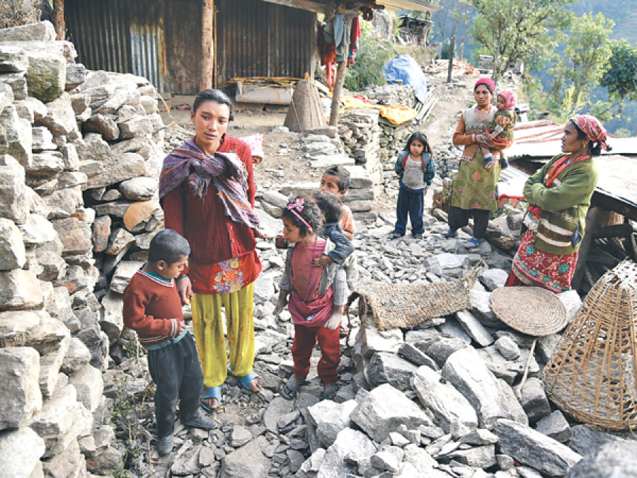 Quake-hit children suffering from cold-related ailments