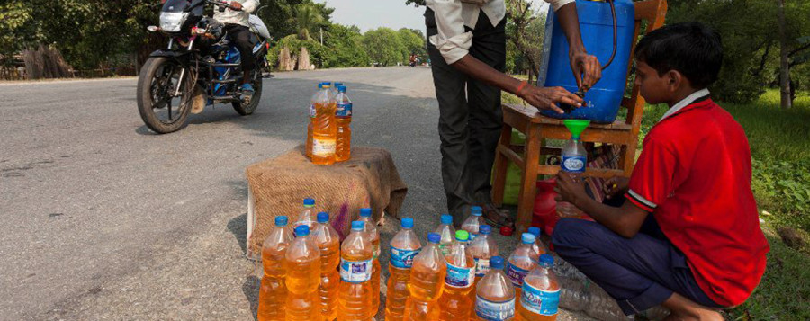 Children being used in smuggling of goods from India