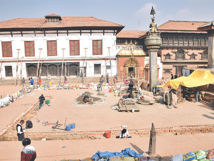 Reconstruction works of heritage sites yet to begin