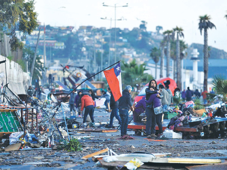 Tale of two quakes