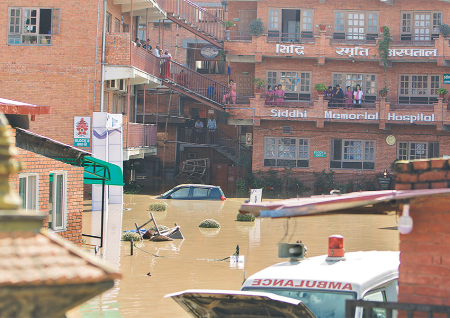 Bhaktapur settlements submerged