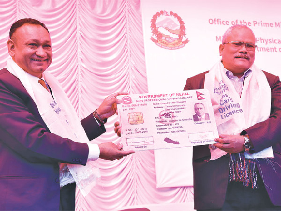 Nepal formally adopts digital driving licence