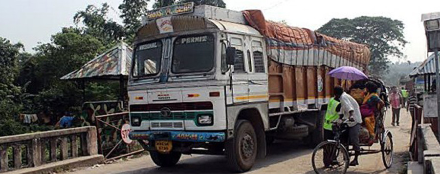 10 petrol tankers, 70 containers enter Nepal