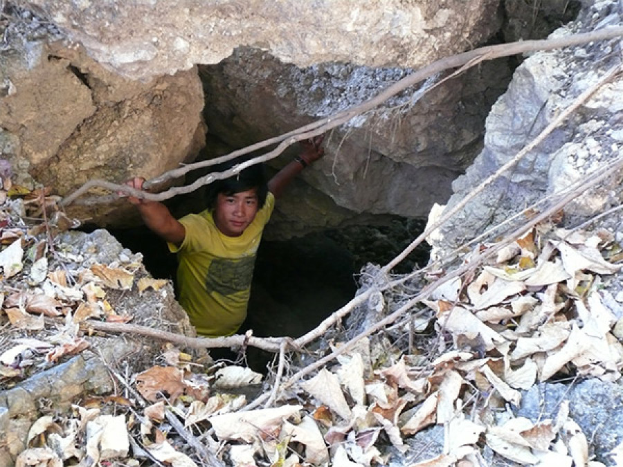 Locals terrorised as cracks, craters appear in hills