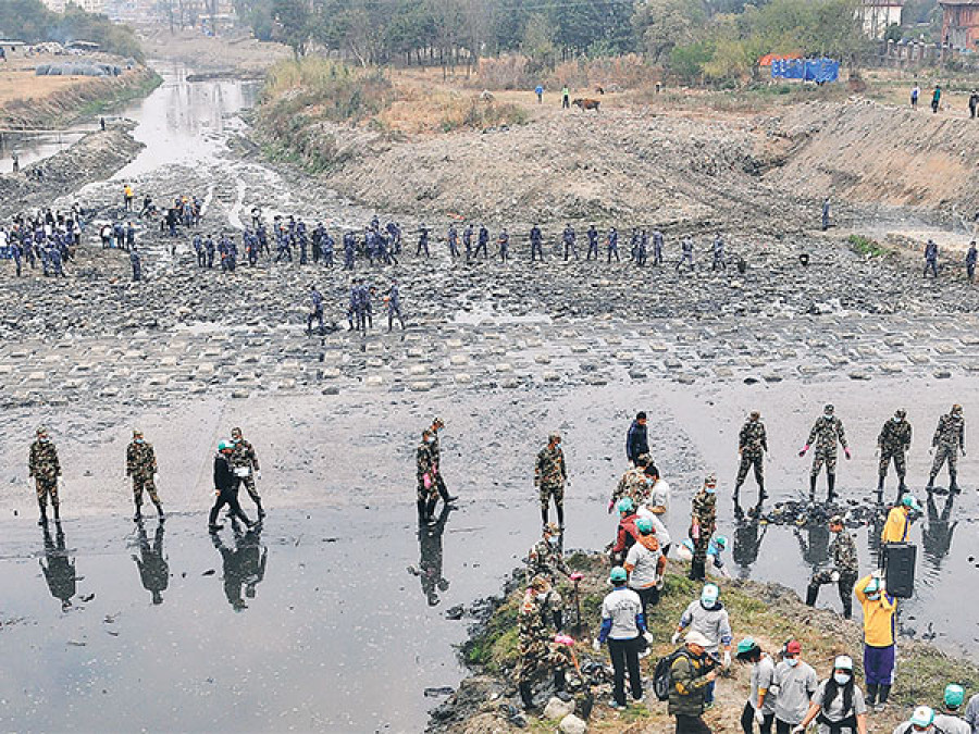 Bagmati clean-up campaign in 100th week