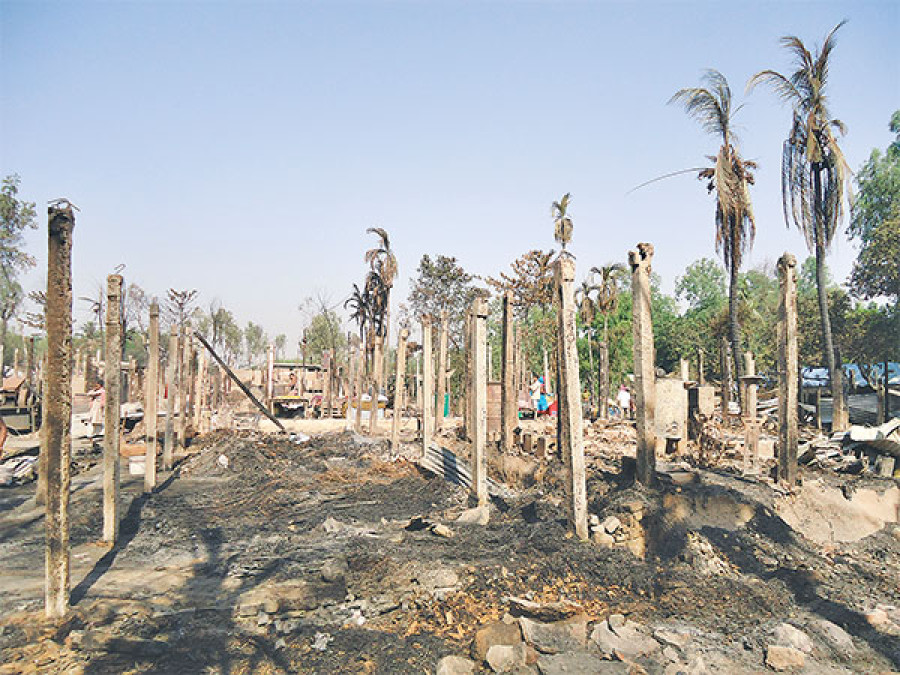 Fire victims left in lurch
