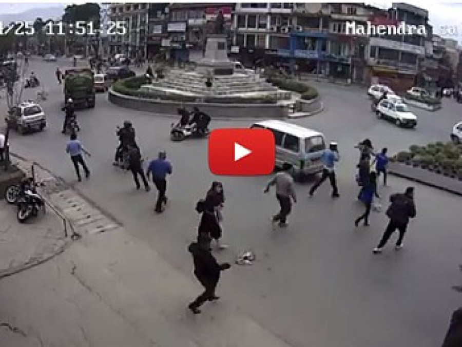 Click to watch videos that captured the Great Earthquake