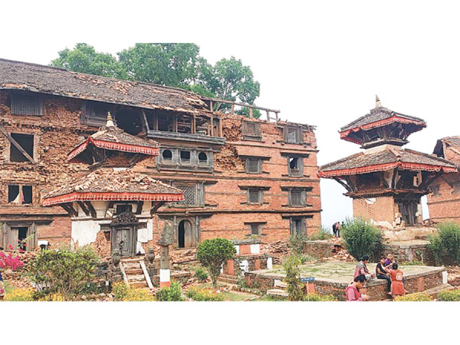 Nuwakot palace ravaged