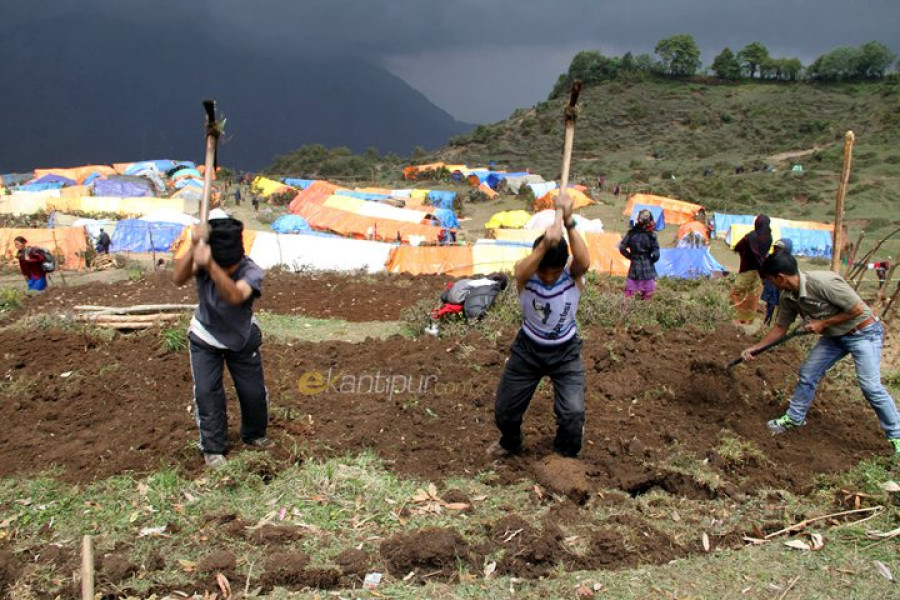 Gorkha folks piecing together their lives