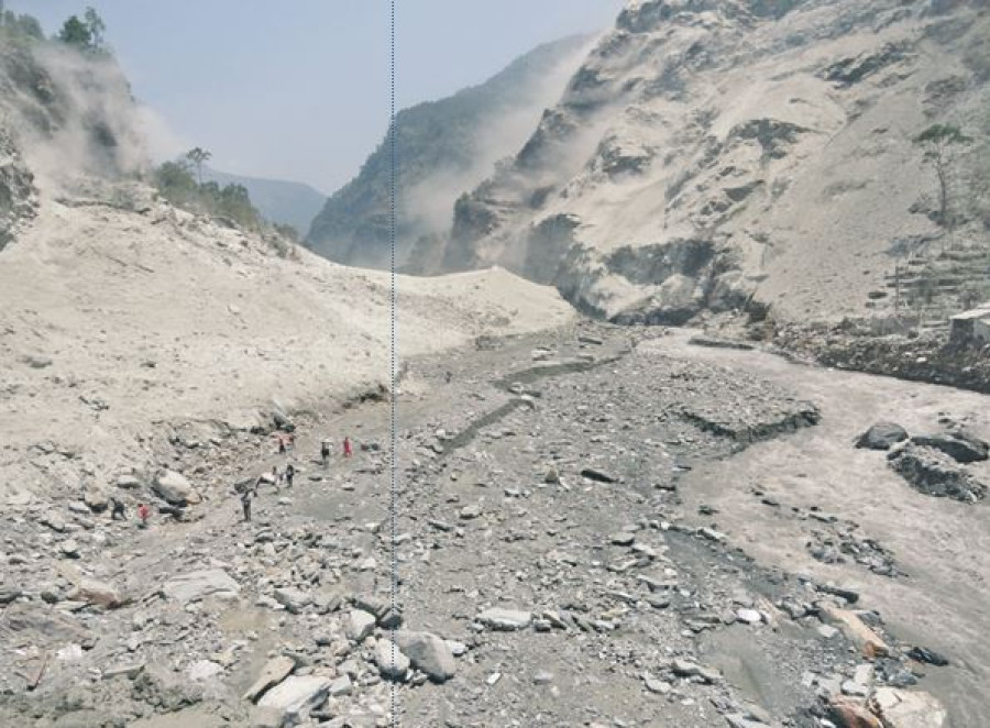 Baisari landslide causes loss around Rs 42 million