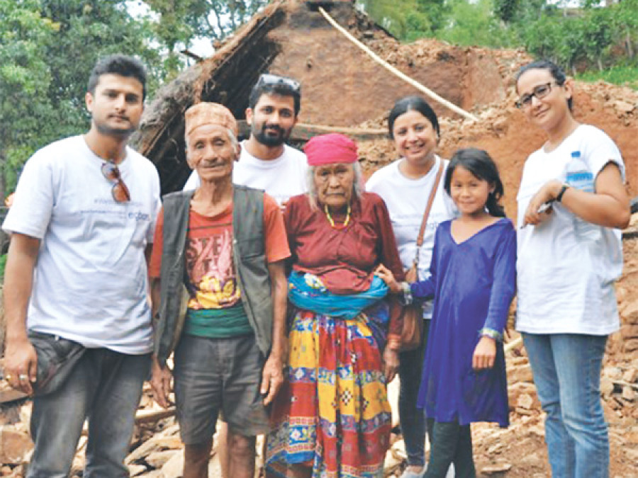 Gandaki School alumni start rehabilitation project