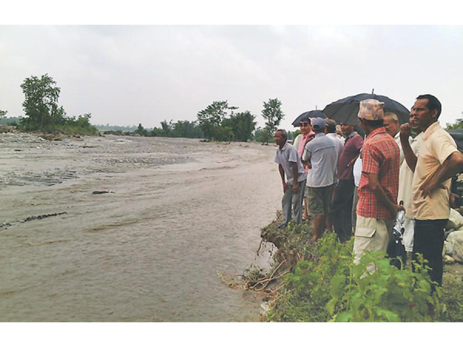Floods inundate villages in Jhapa