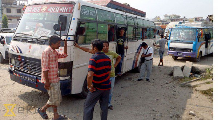 Transport operators in Biratnagar defy banda