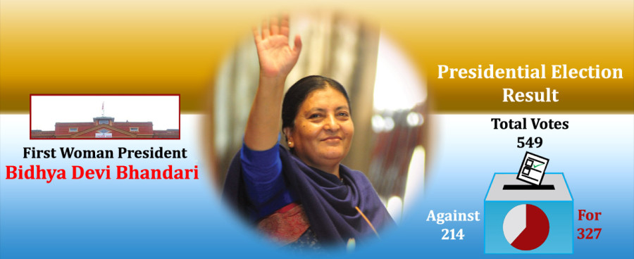 Bidya Devi Bhandari elected first woman President of Nepal (Watch video)