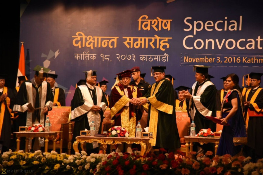 KU confers honorary degree on Indian prez