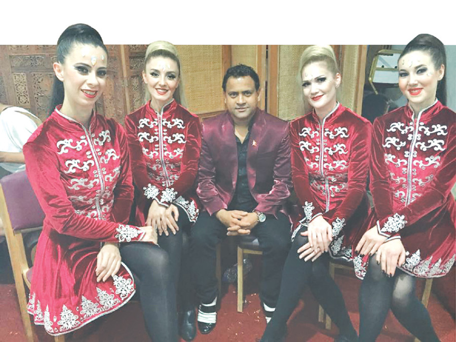 Turkish belly dancers perform in Pokhara