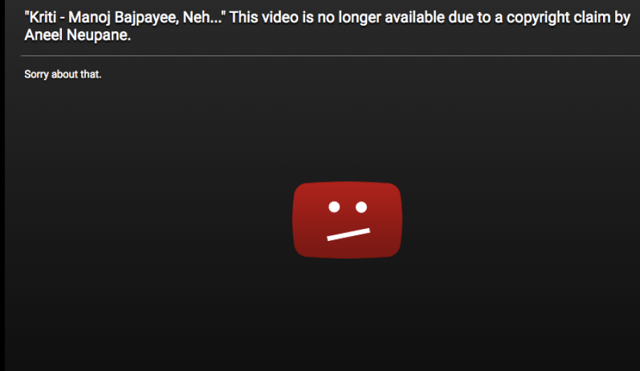 YouTube removes Shirish Kunder’s Kriti after copyright claim