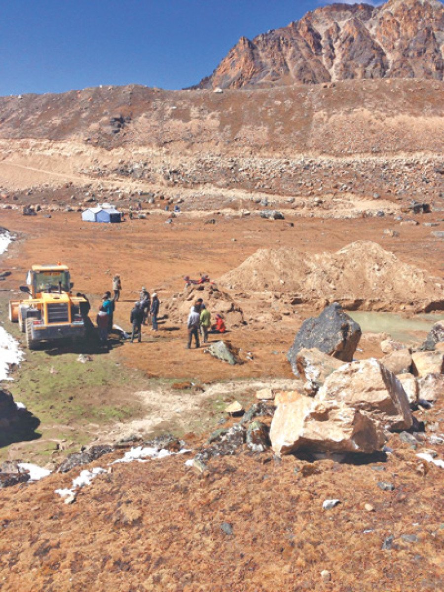 China builds road up to Tiptala Bhanjyang
