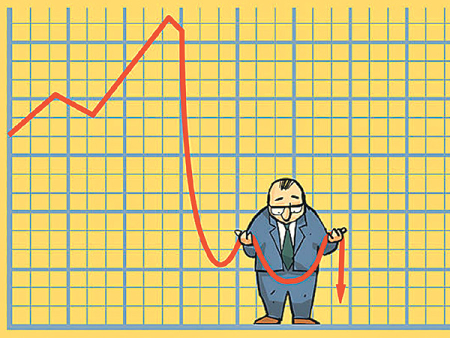 A downward trend