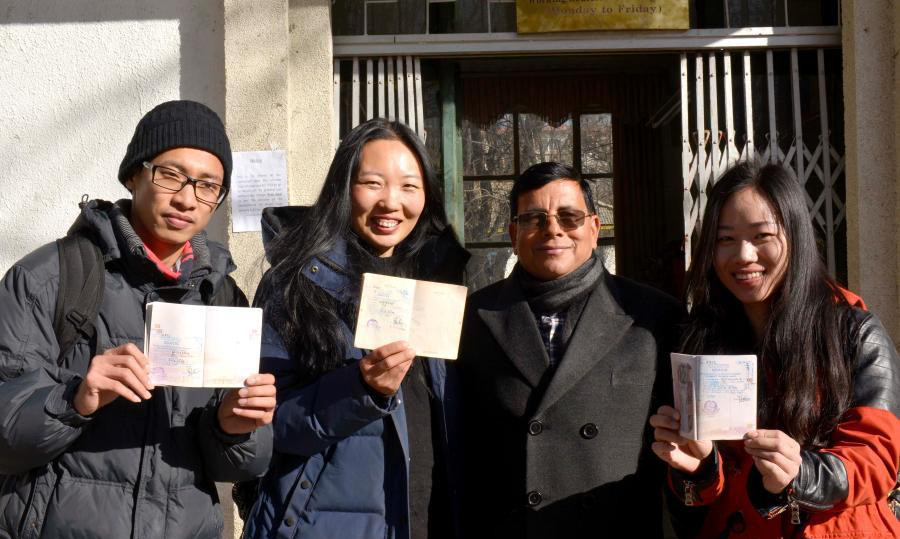 First batch of Chinese tourists receive Nepal’s visa fee waiver facilities