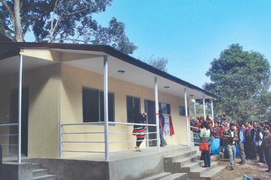 Reconstruction of health post buildings delayed