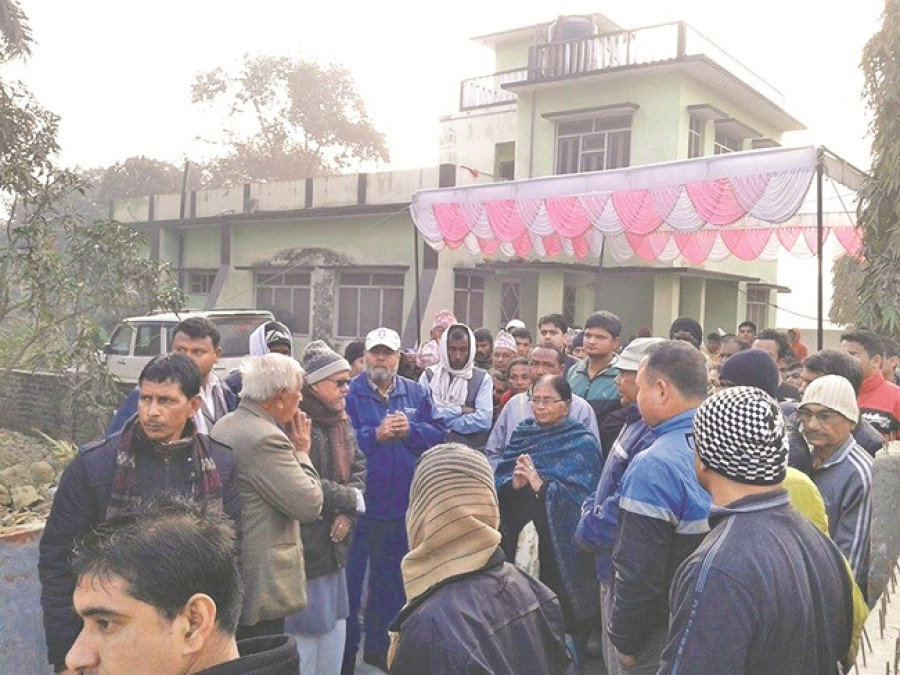 Koirala’s home district in outpouring of grief