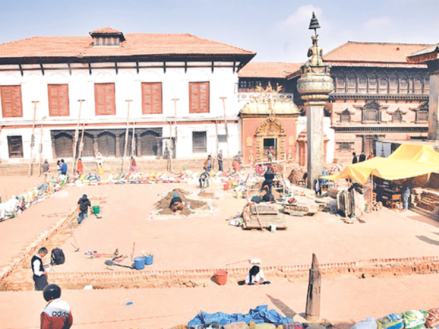 Bhaktapur monument reconstruction begins