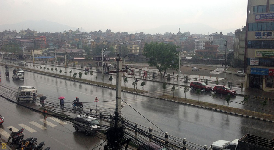 'Sudden change in local atmospheric system causes rainfall in Kathmandu'