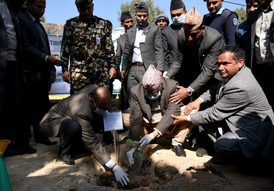 Campaign to tidy up Singha Durbar kick-starts