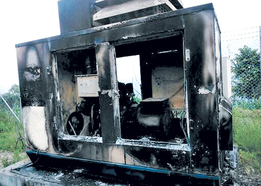 Chand Maoists torch 10 Ncell base towers