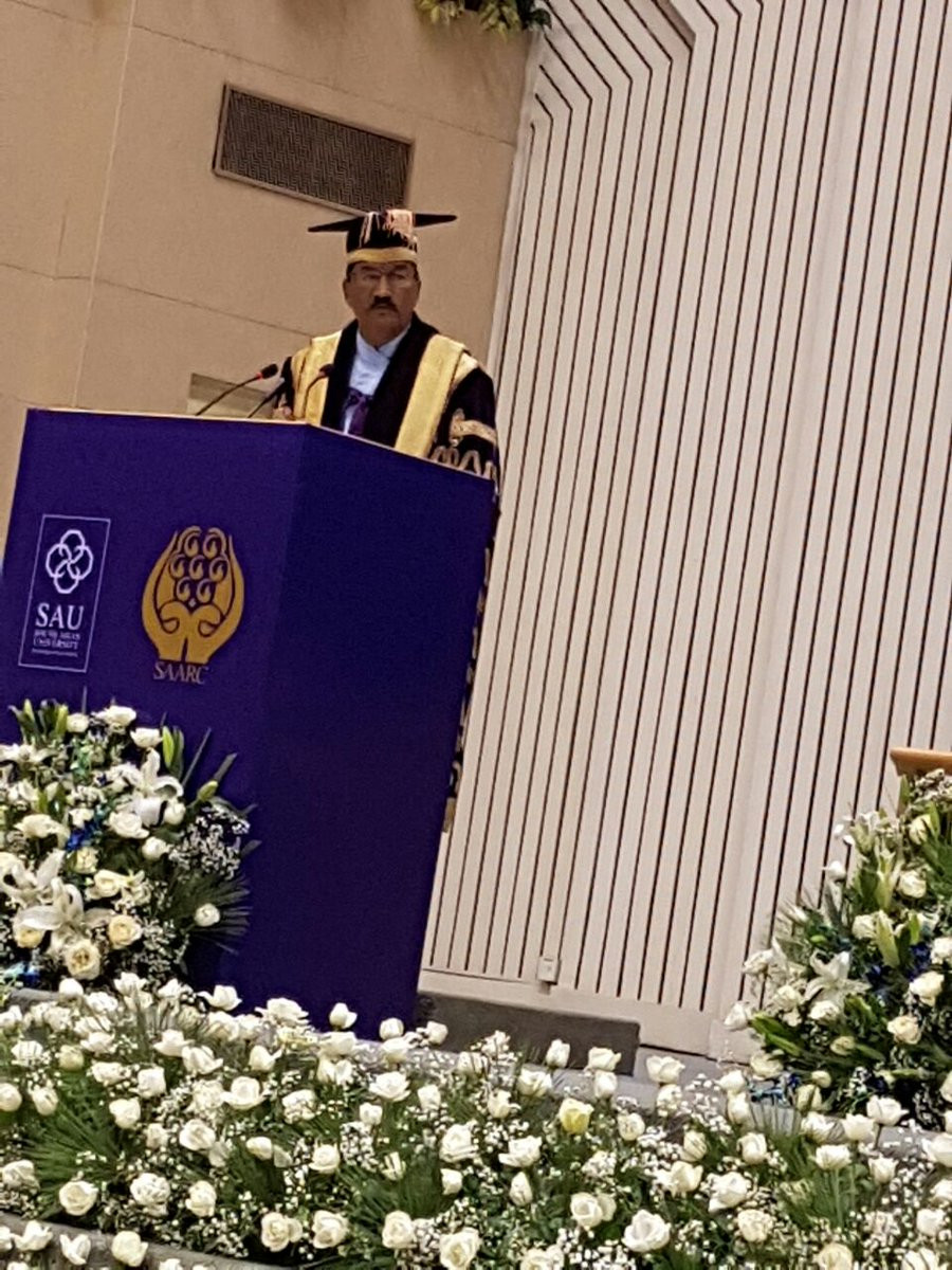 Thapa presides over convocation