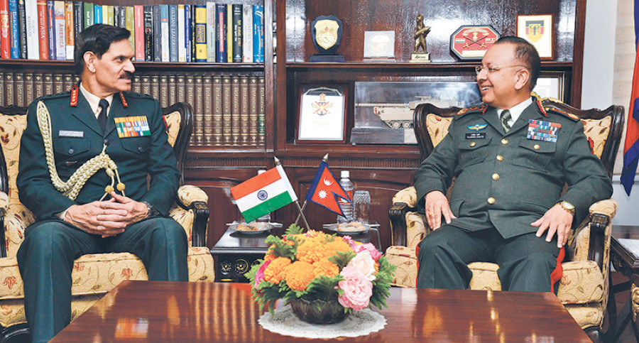 Indian Army chief in Kathmandu