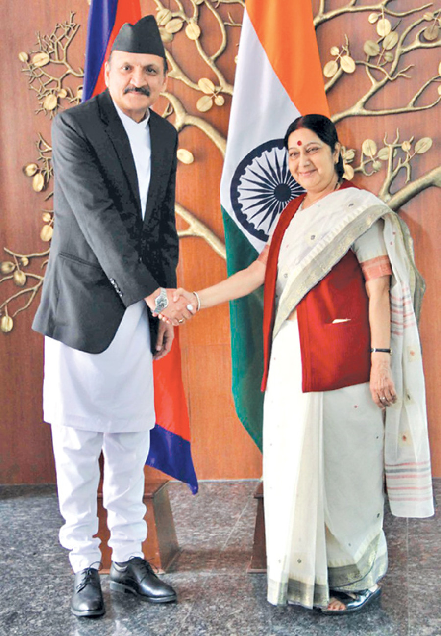 Mahat, Swaraj dwell on bilateral issues