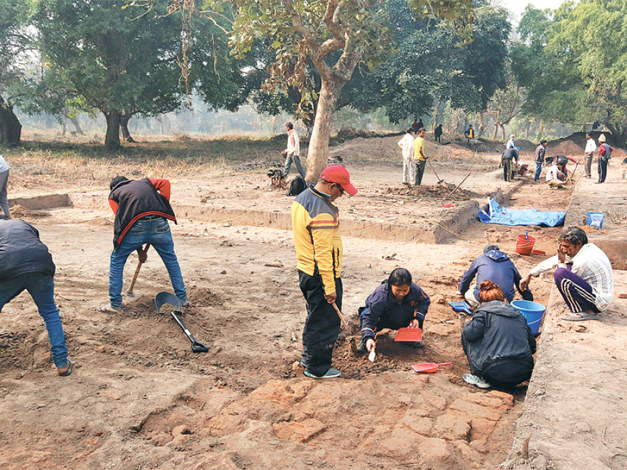 Fresh digging at Tilaurakot