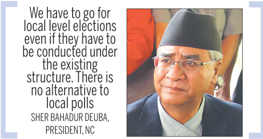 Congress for holding ‘interim local polls’